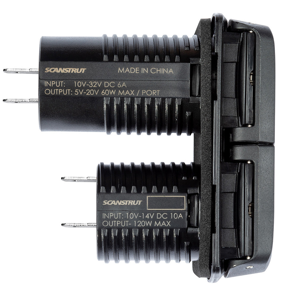 Scanstrut Flip Pro Multi  Dual USBC  12V Power Socket SCMULTIF1