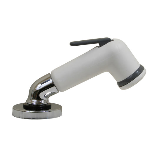 Scandvik Elbow Sprayer  Handle Pull Out  White w6 Hose 10191P
