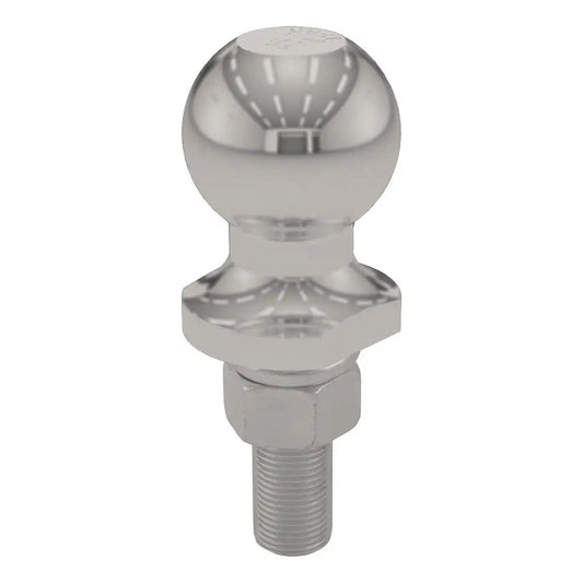 CURT 178 Trailer Ball  34 x 218 Shank  2000 lb Capacity  Stainless Steel 40080