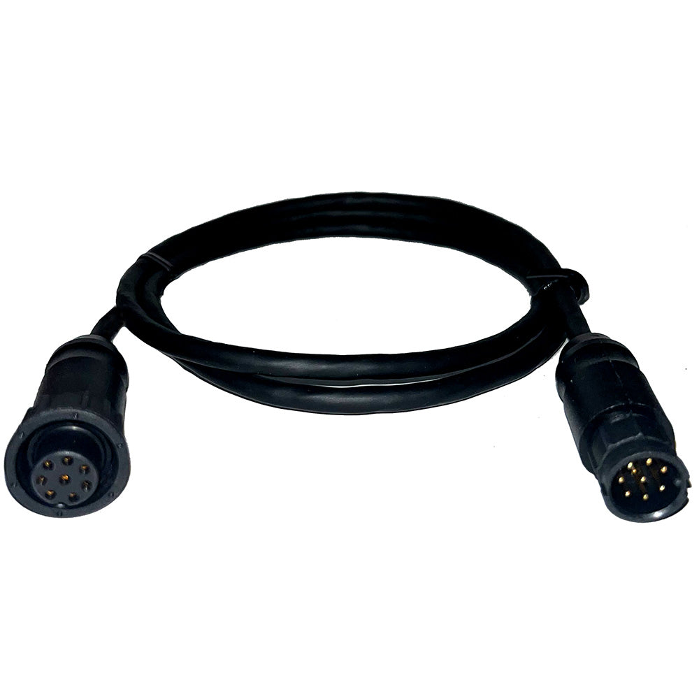 Echonautics 1M Adapter Cable wFemale 8Pin Garmin Connector fEchonautics 300W 600W  1kW Transducers CBCCMS0503