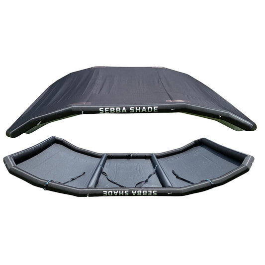 Sebba Shade 8 x 12 ft Black Sun Shade fBoats 26 SS8X12BLK