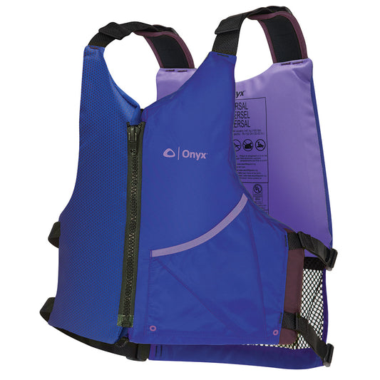 Onyx Universal Paddle PFD Life Jacket  Adult  BluePurple 12190060000424