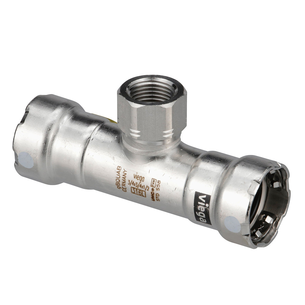 Viega MegaPress 316 FKM Tee wFPT  114 x 114 x 12 FPT 91865