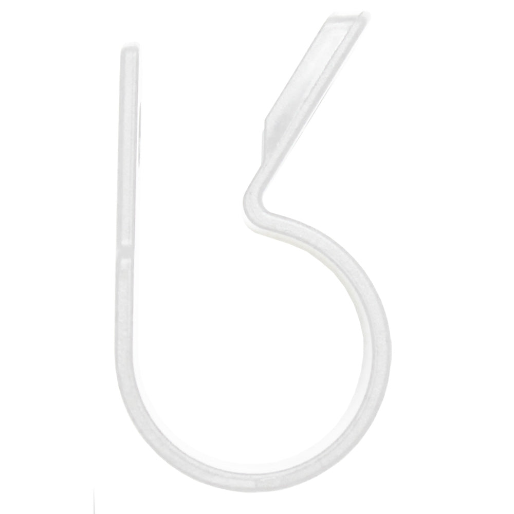 Pacer Nylon CClamps  1  Natural Color  25 Pack BCCH1625