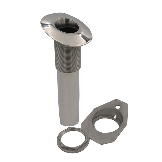 CE Smith Screwless Flush Mount Rod Holder  15 Degree  Black Liner  No Logo 53677