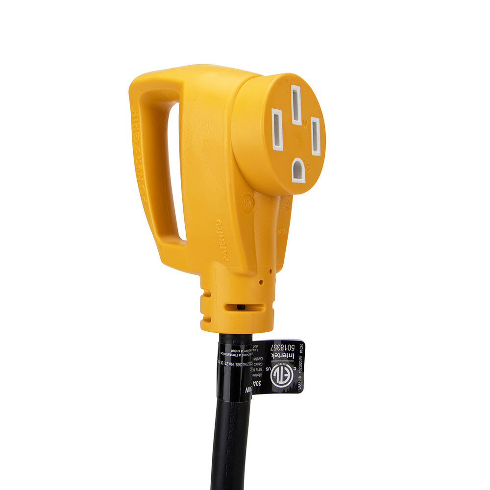 Camco Power Grip RV 18 30Amp Circuit Analyzer Dogbone  Integrated Surge Protection 55460