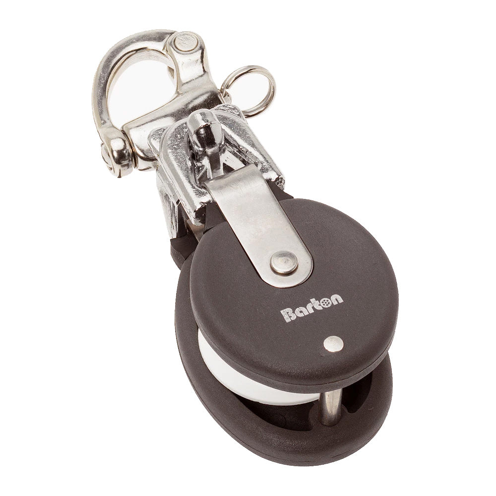 Barton Large Snatch Block fYachts Up to 40 122M  Stainless Steel Snap 90401