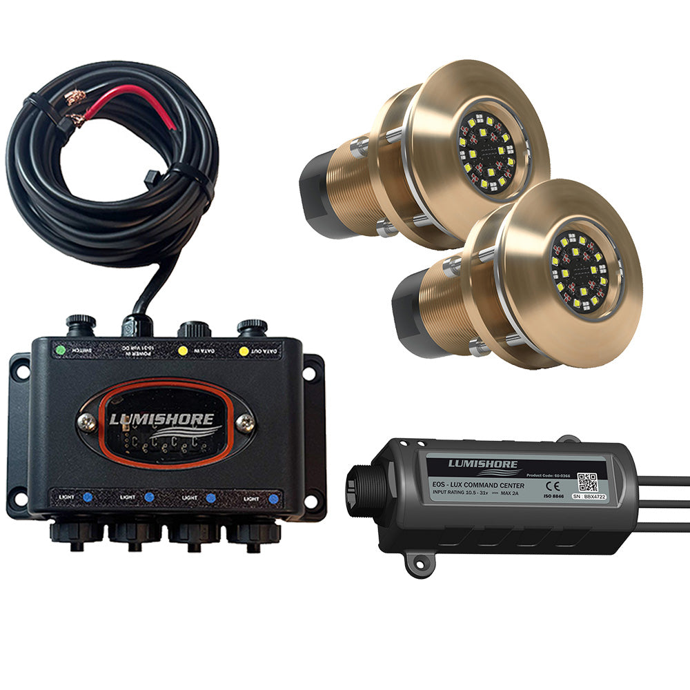 Lumishore EOS TIX404 2 Lights Hub LUX Command Center 0100453000