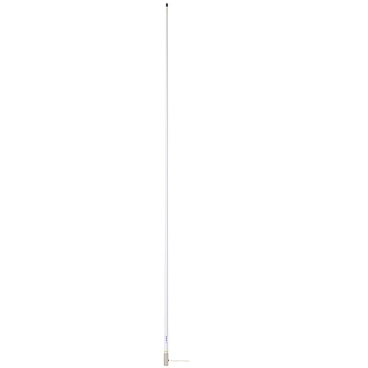 Scout 8 White VHF Antenna 6dB Heavy Stainless Steel Ferrule w6M RG8x Includes PL259 Heavy Duty Offshore Antenna KS43 PF