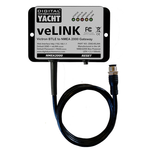 Digital Yacht veLink Victron BLE to NMEA 2000 ZDIGVELINK