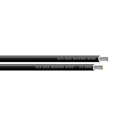 SeaDog 10 AWG Black Primary Wire  1000 8010019