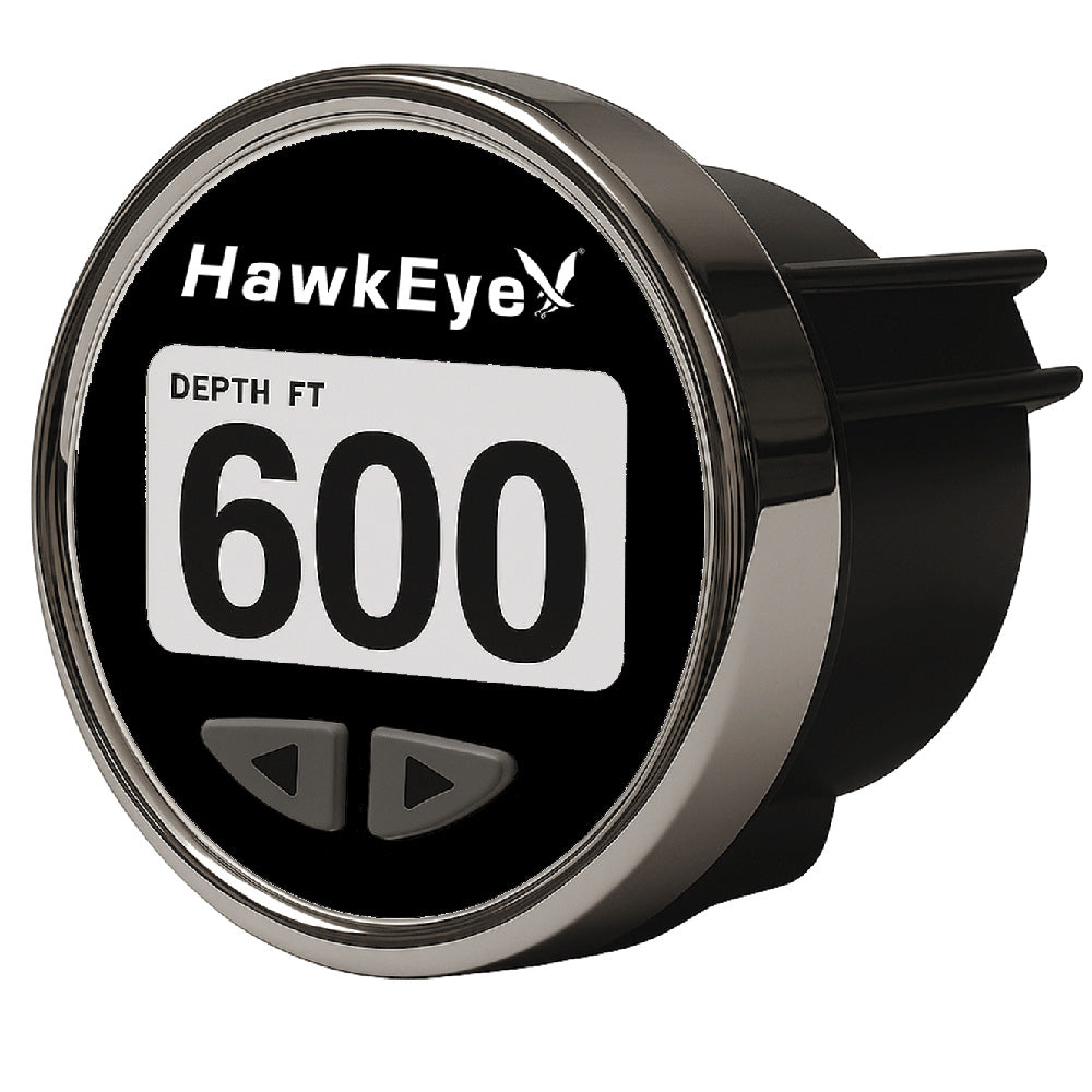 HawkEye DepthTrax Edge InDash Depth Finder  HD Color Display  600 Max Depth  TM Transducer DT3BXTM