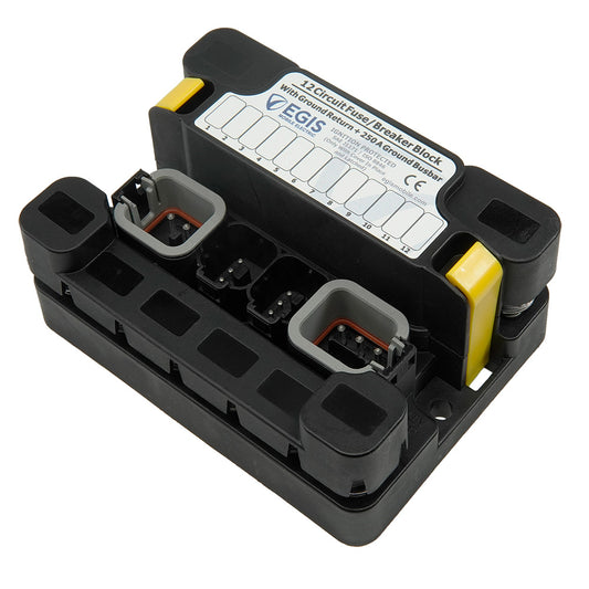 Egis MT Series 93 Sealed Fuse Block wGround Busbar 3493