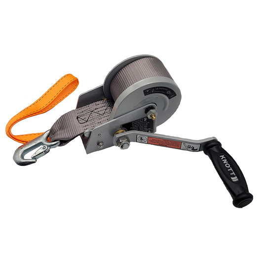 Load Rite SingleSpeed Trailer Winch  900lbs  12 Strap  7 Handle 608921K