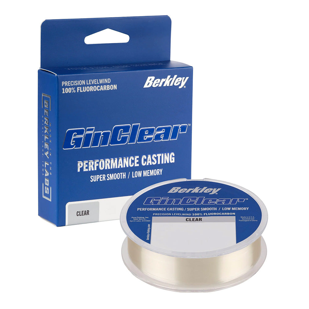 Berkley GINCLEAR Clear Fluorocarbon Line  4lb  200yd BGCFS415 1637443