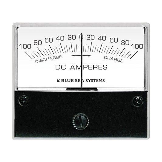 Blue Sea 8253 DC Zero Center Analog Ammeter  234 Face 1000100 Amperes DC 8253