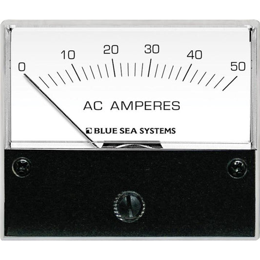 Blue Sea 9630 AC Analog Ammeter  050 Amperes AC 9630