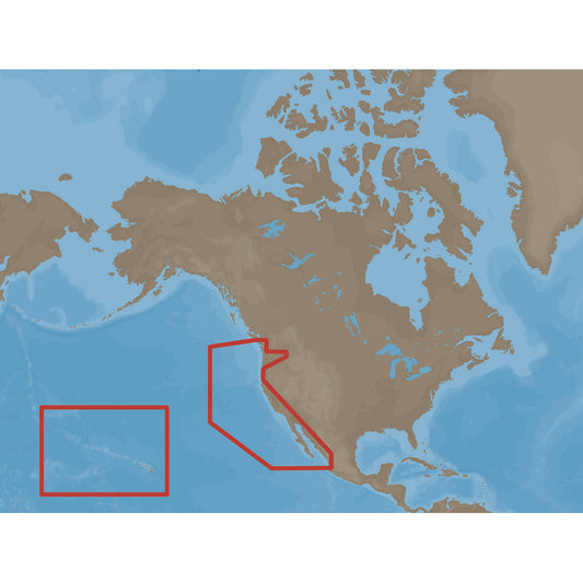 CMAP MAX NAM024  US West Coast  Hawaii  SD Card NAM024SDCARD
