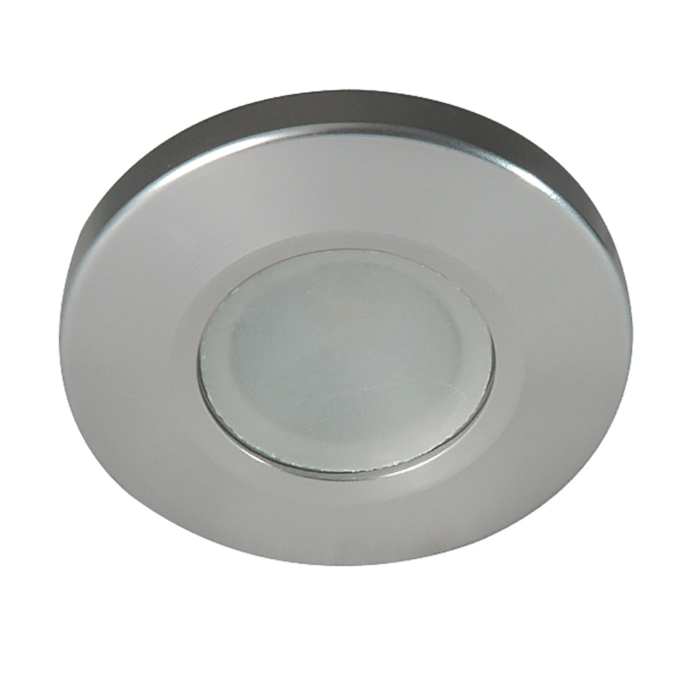 Lumitec Orbit  Flush Mount Down Light  Brushed Finish  3Color BlueRed Non Dimming wWhite Dimming Light 112508