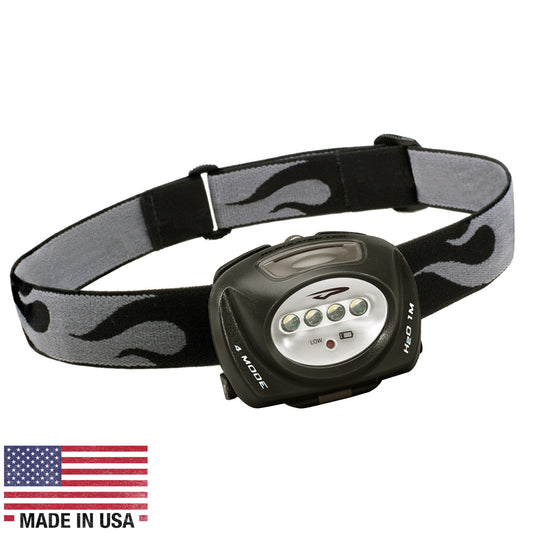 Princeton Tec QUAD LED Headlamp  Black QUADBK