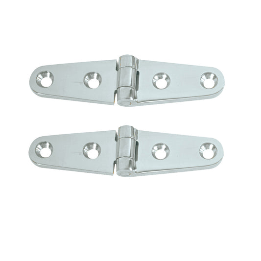 Whitecap Strap Hinge  CPBrass  4 x 1  Pair S0604