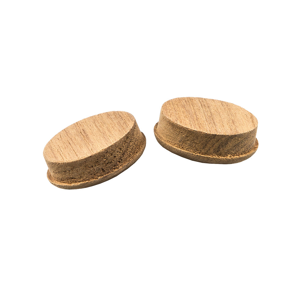Whitecap Teak Round Drawer Pull  138 Round  2 Pack 60127A