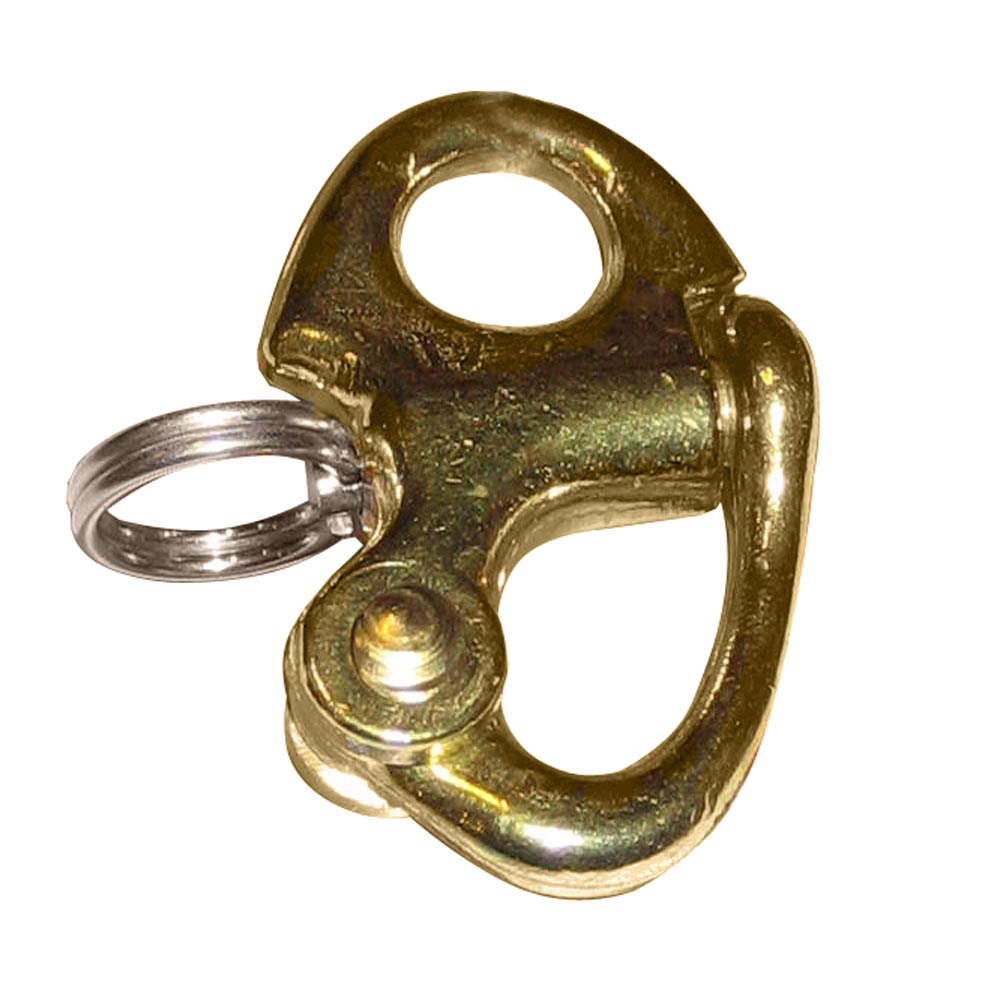 Ronstan Brass Snap Shackle  Fixed Bail  415mm 158 Length RF6000