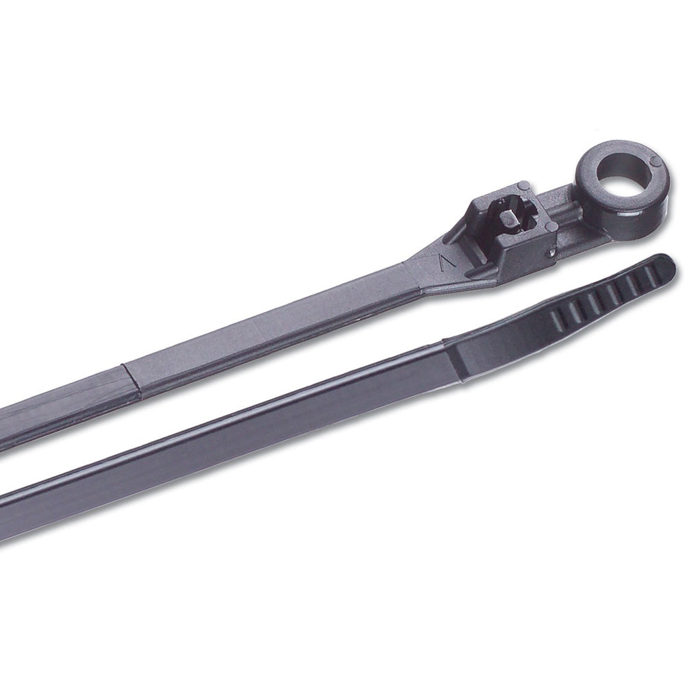 Ancor 8 UV Black Mounting Cable Zip Ties  25 Pack 199228