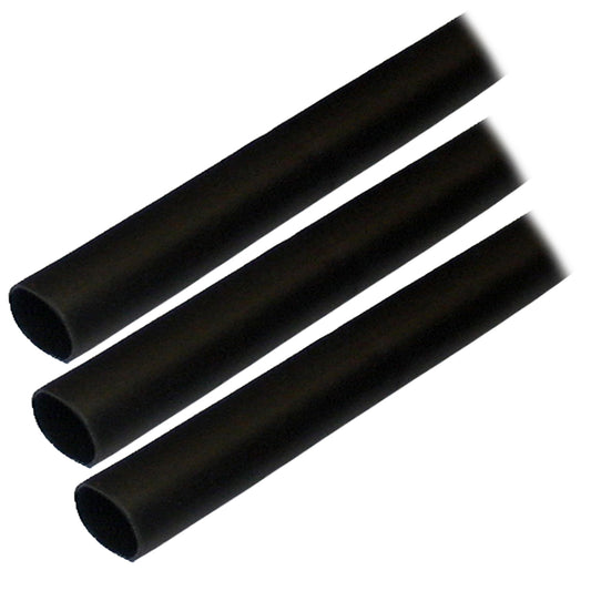 Ancor Adhesive Lined Heat Shrink Tubing ALT  12 x 3  3Pack  Black 305103