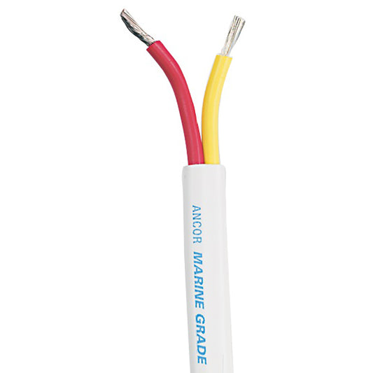 Ancor Safety Duplex Cable  142 AWG  RedYellow  Flat  25 124502