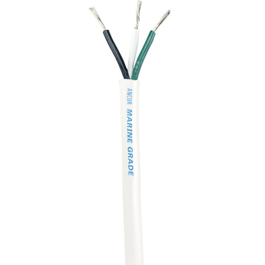 Ancor White Triplex Cable  143 AWG  Round  100 133510