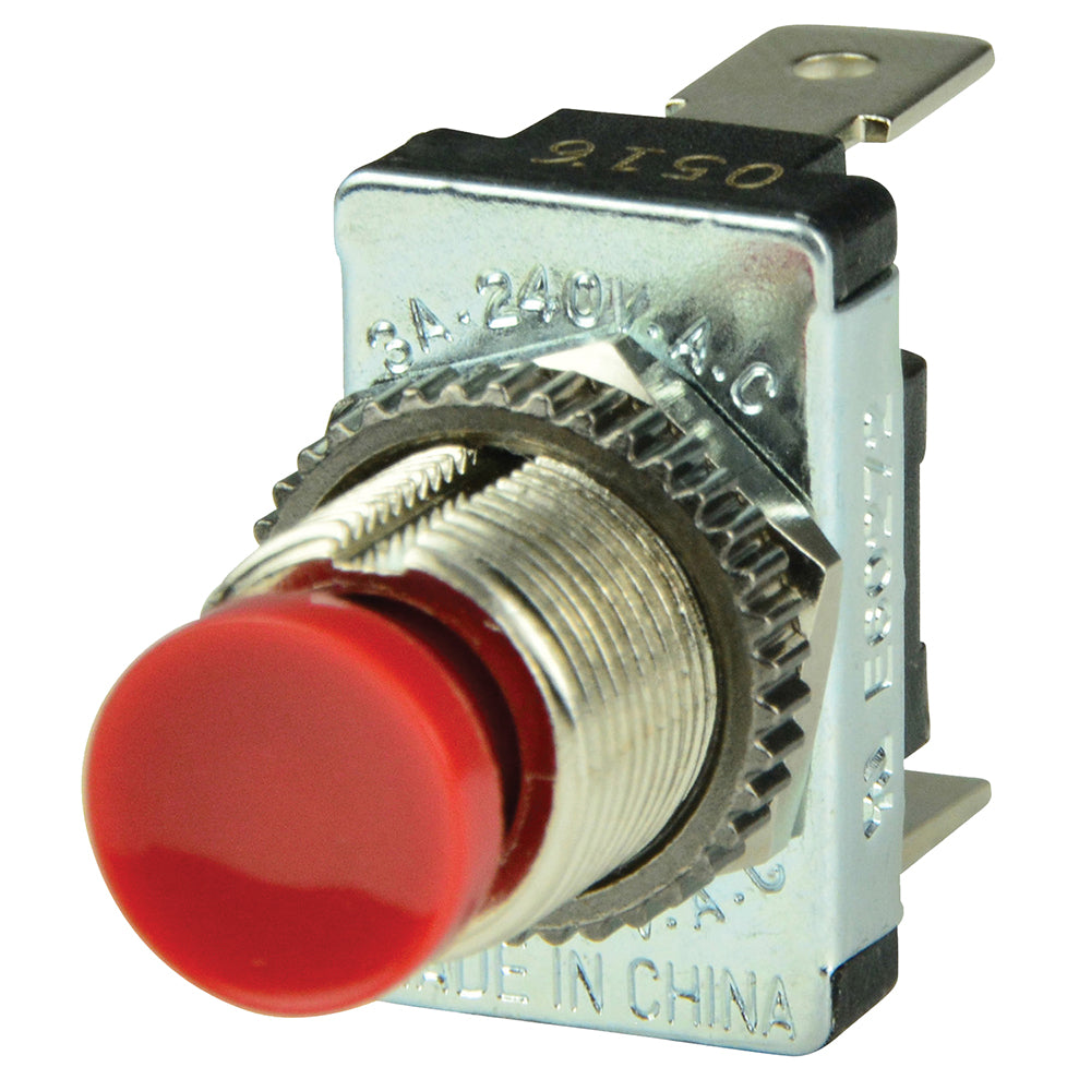 BEP Red SPST Momentary Contact Switch  OFFON 1001401