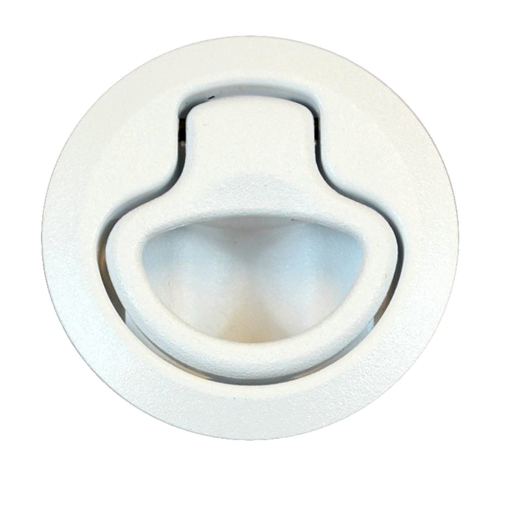 Southco Flush Pull Latch  Push To Close  Medium  White M1611