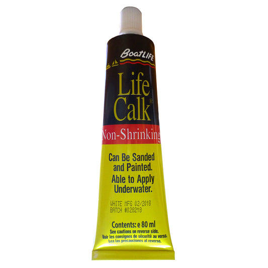 BoatLIFE LifeCalk Sealant Tube  NonShrinking  28 FL Oz  White 1030