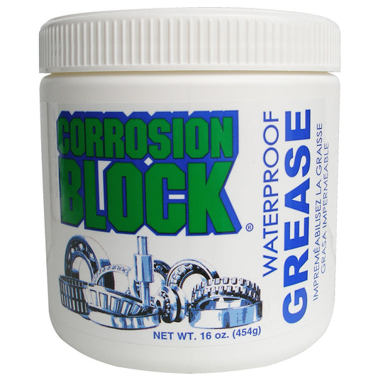Corrosion Block High Performance Waterproof Grease  16oz Tub  NonHazmat NonFlammable  NonToxic 25016