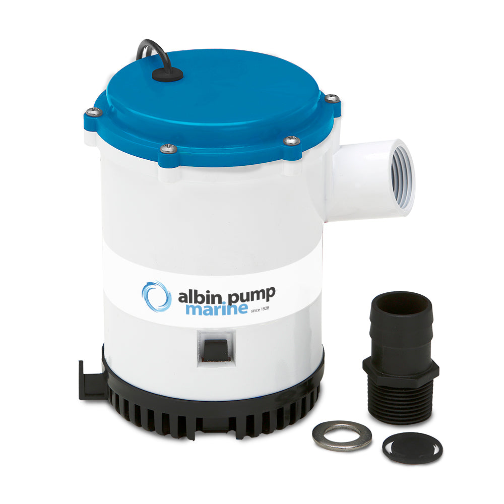 Albin Group Bilge Pump Heavy Duty 1750 GPH  12V 0103011