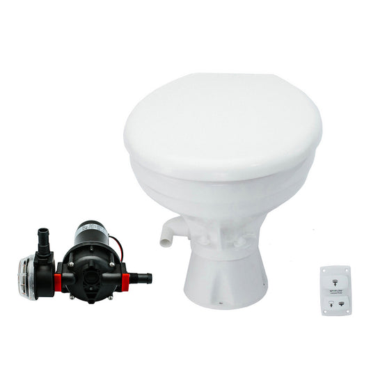 Johnson Pump AquaT Toilet Silent Electric Comfort  12V wPump 804723201