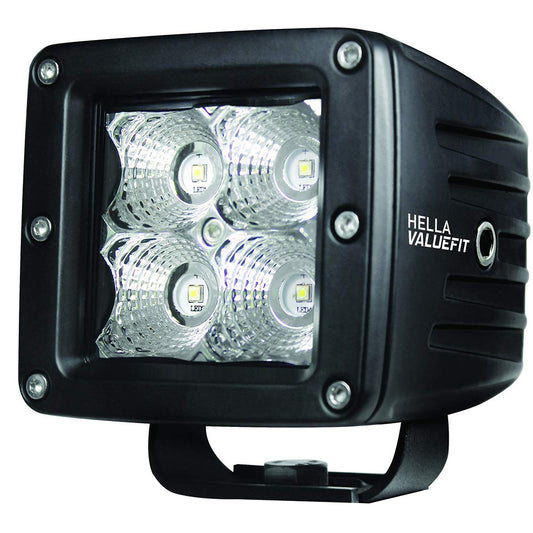 Hella Marine Value Fit LED 4 Cube Flood Light  Black 357204031