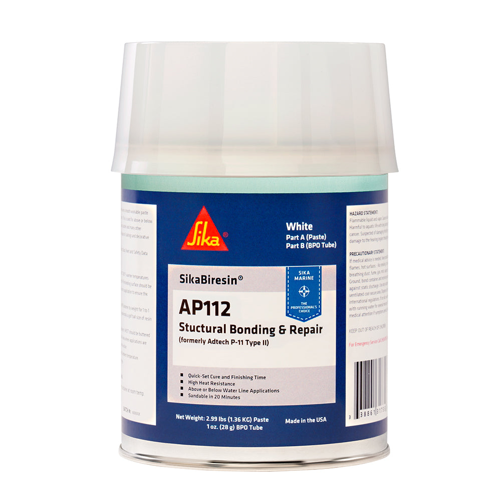Sika SikaBiresin AP112  BPO Cream Hardener  White  Quart 611395