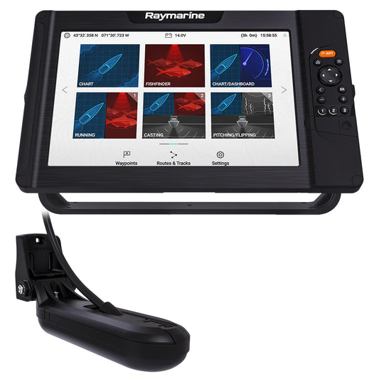Raymarine Element 12 HV Combo wHV100 Transom Mount Transducer  Lighthouse North America Chart E7053605102