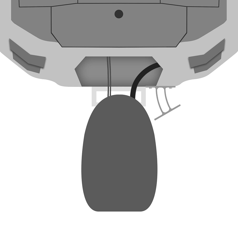 Minn Kota Raptor Direct Mount Angle Bracket  White 1810376