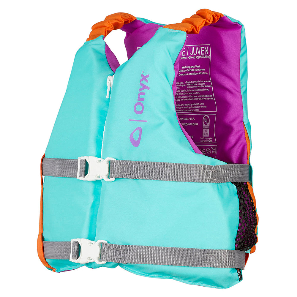 Onyx Youth Universal Paddle Vest  Aqua 12190050500221