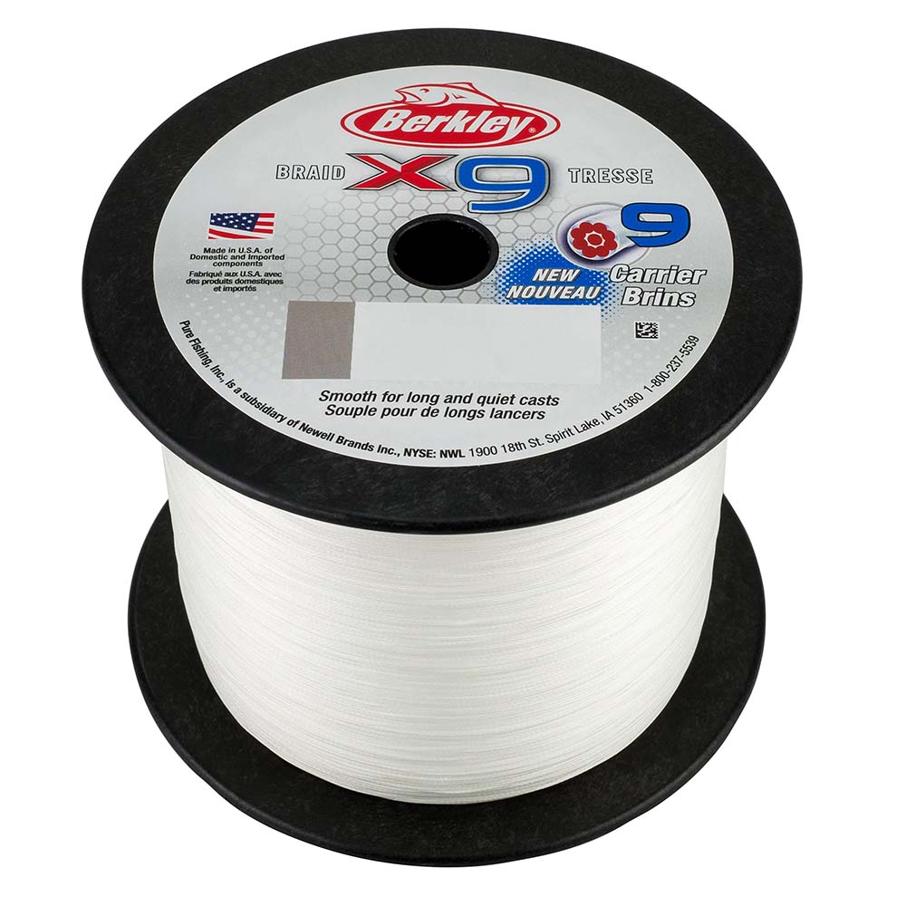 Berkley x9 Braid Crystal  50lb  2188 yds  X9BBK50CY 1486913