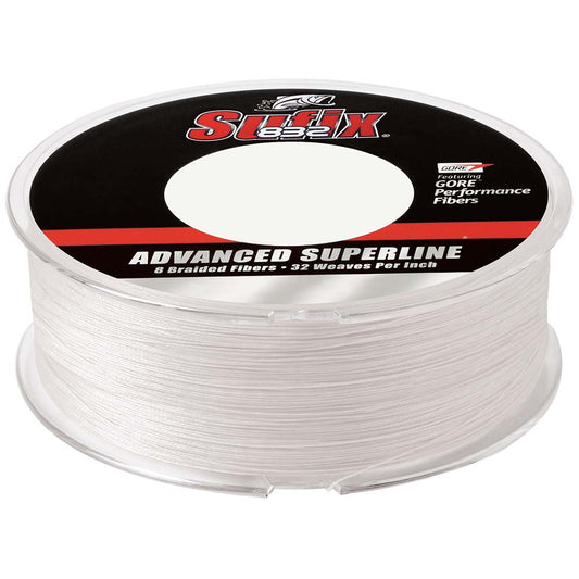 Sufix 832 Advanced Superline Braid  20lb  Ghost  600 yds 660220GH