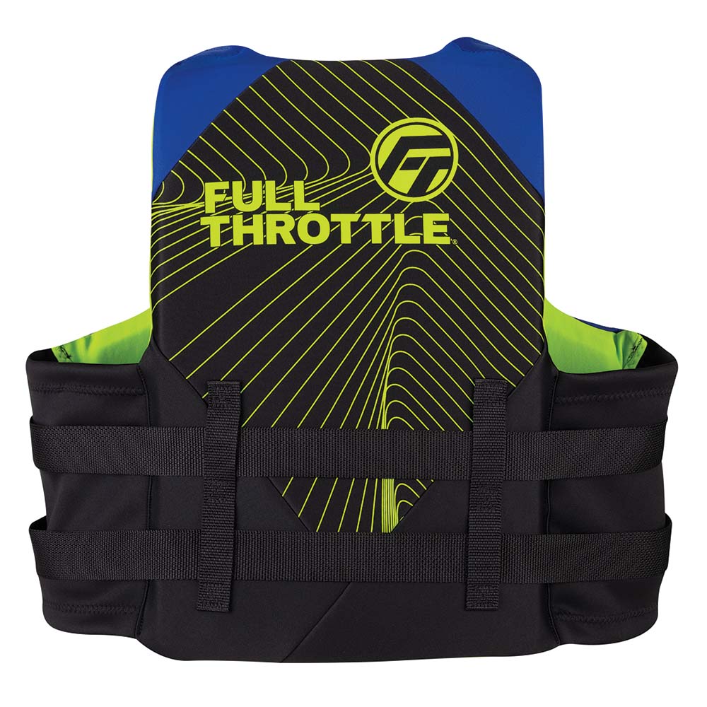 Full Throttle Adult RapidDry Life Jacket  LXL  BlueBlack 14210050005022