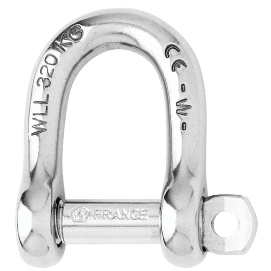 Wichard SelfLocking D Shackle  Diameter 4mm  532 01201
