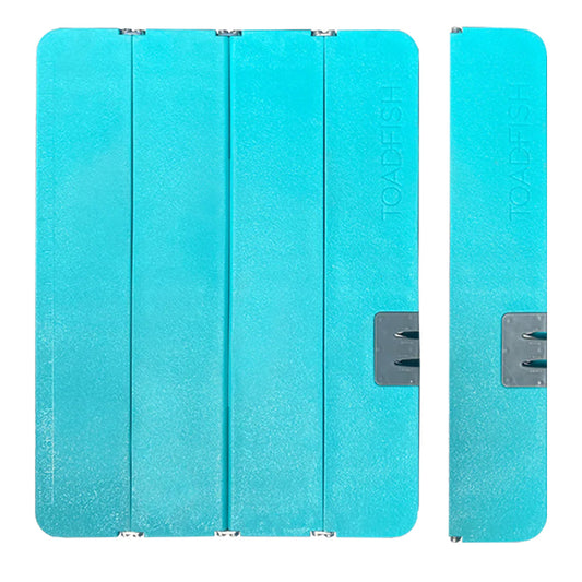 Toadfish XL Stowaway Folding Cutting Board wBuiltIn Knife Sharpener  Teal 1086