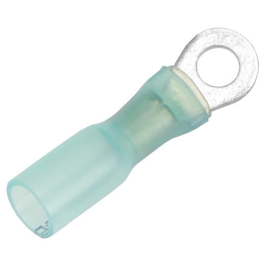 Pacer 1614 AWG Heat Shrink Ring Terminal  8 Stud Size  25 Pack TE148R25