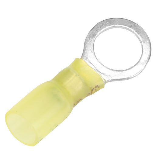 Pacer 1210 AWG Heat Shrink Ring Terminal  38 Stud Size  25 Pack TE1038R25