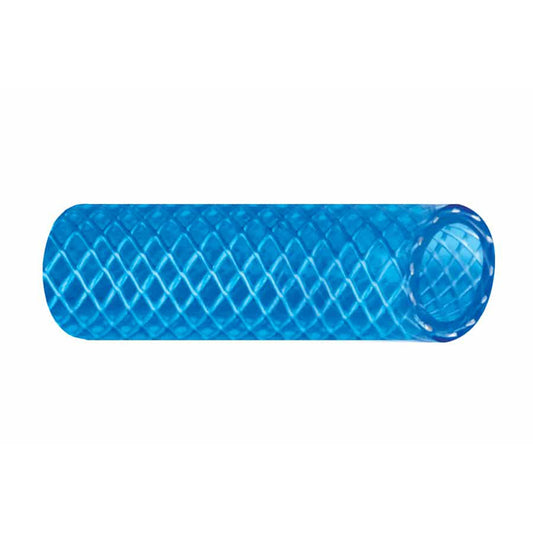 Trident Marine 34 Reinforced PVC FDA Cold Water Feed Line Hose  Drinking Water Safe  Translucent Blue  Sold by the Foot